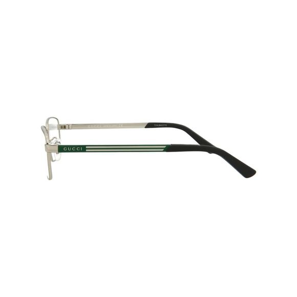 Gucci Square-Frame Metal Optical Frames Silver Mens - Picture 3 of 5